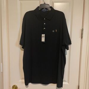 NWT! Classic fit Polo golf shirt.   Short sleeve, black.  Size XXL